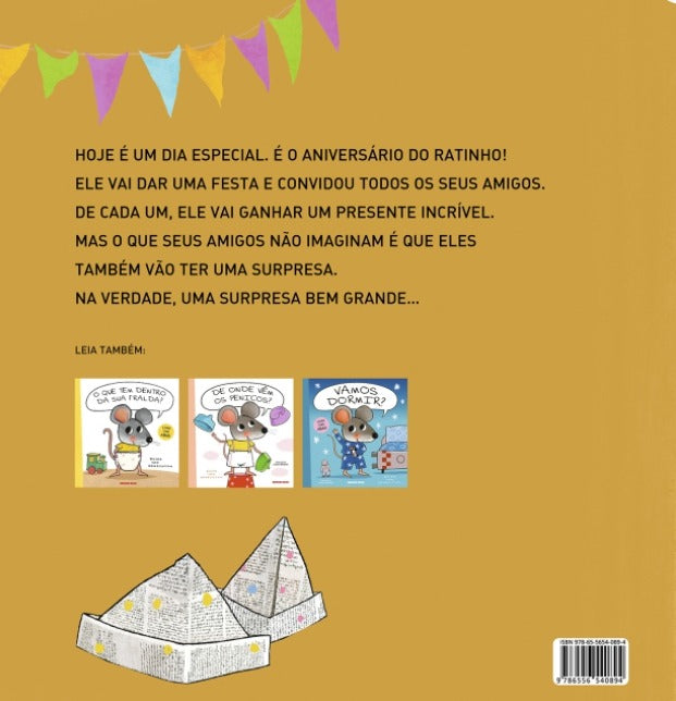 Livro - Feliz aniversario, Ratinho!