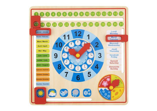 Calendário, Relógio e Estações do Ano em Inglês