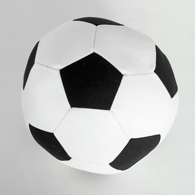 1 Bola de Futebol Macia Baby - Cores variadas