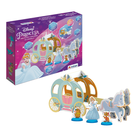 Mini Playset Carruagem da Cinderela Disney