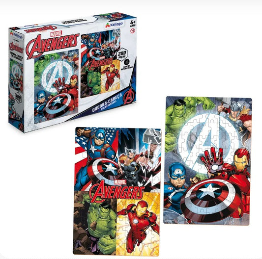 2 Quebra-Cabeças Avengers - 100 peças cada
