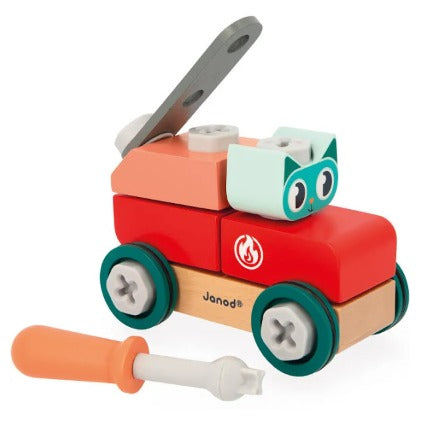 Carro de Construção Gatinho
