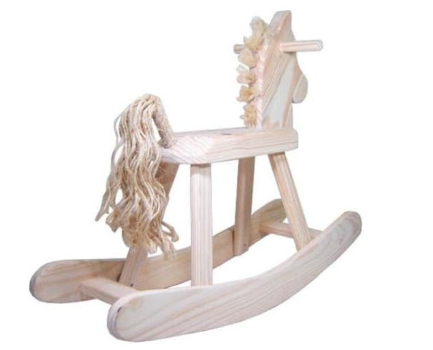 Cavalo de Balanço com Tecido