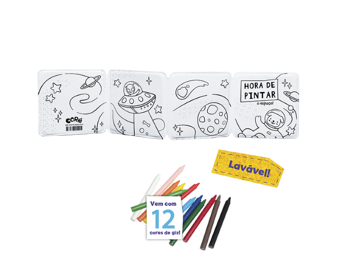 Livro de Colorir Lavavél - Hora de Pintar o Espaço