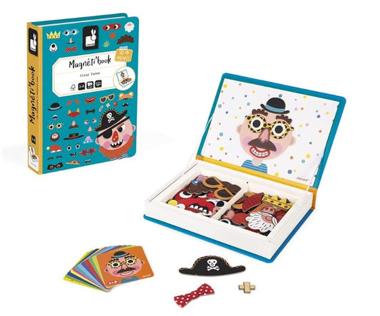 Livro Magnético - Crazy Faces