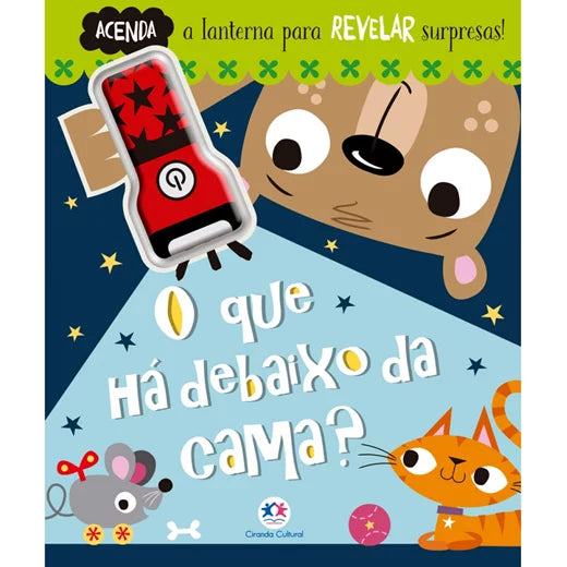 Livro Cartonado O que há debaixo da cama?