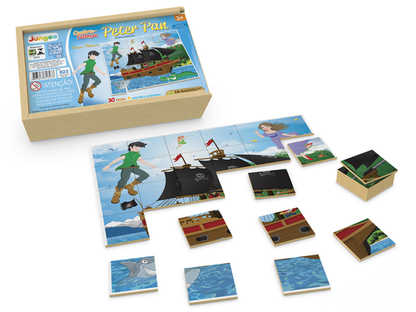Monte a Figura em Madeira - Peter Pan