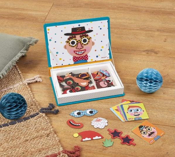 Livro Magnético - Crazy Faces