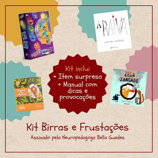 Birras e Frustações | Kit Pedagógico com Orientações da Bella Guedes