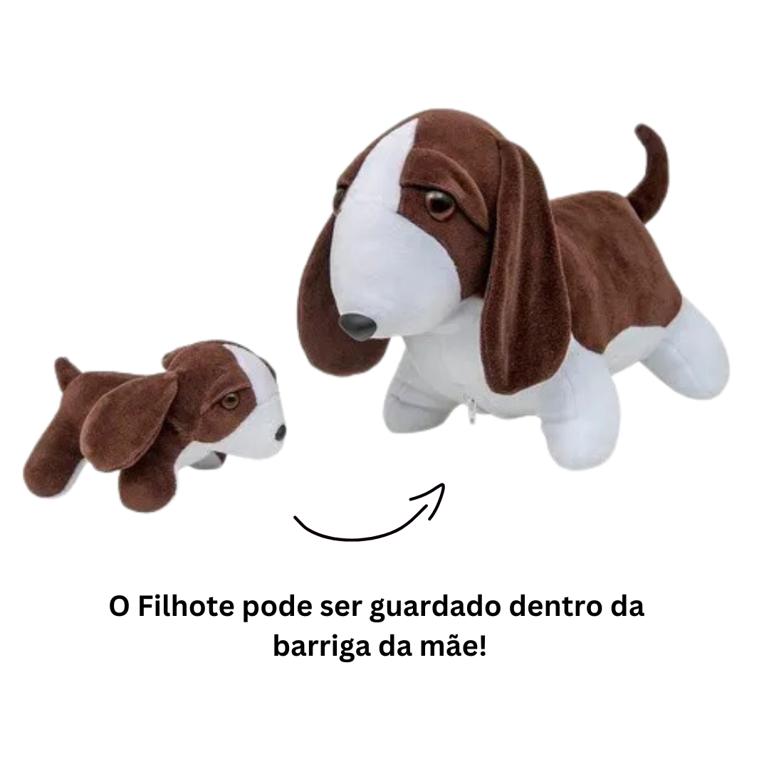 Beagle Grávida com 1 Filhote