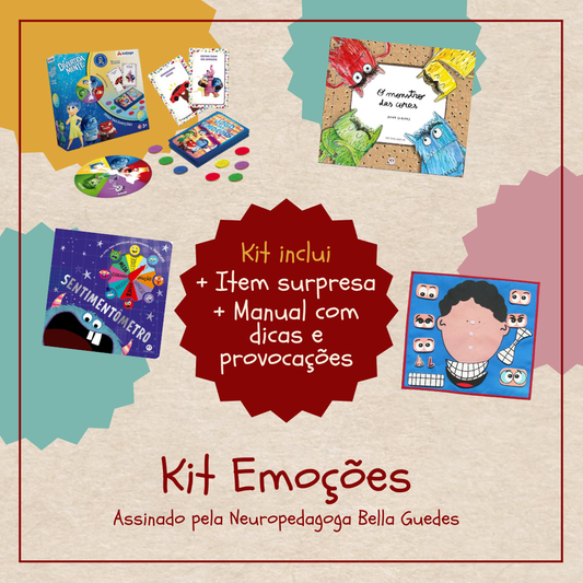 Emoções | Kit Pedagógico com Orientações da Bella Guedes