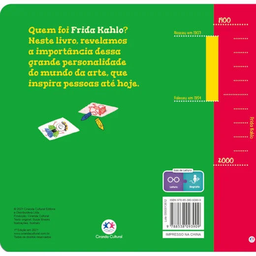 Livro Cartonado -  Frida Kahlo