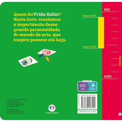 Livro Cartonado -  Frida Kahlo