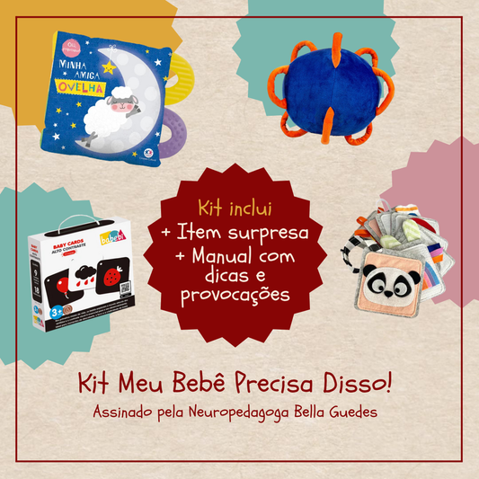 Meu Bebê Precisa Disso! | Kit Pedagógico com Orientações da Bella Guedes