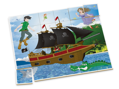 Monte a Figura em Madeira - Peter Pan