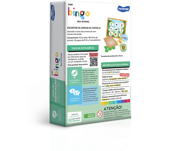 Bingo dos Animais - Jogo Educativo