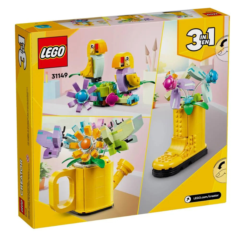 Lego - Regador com Flores 3 em 1