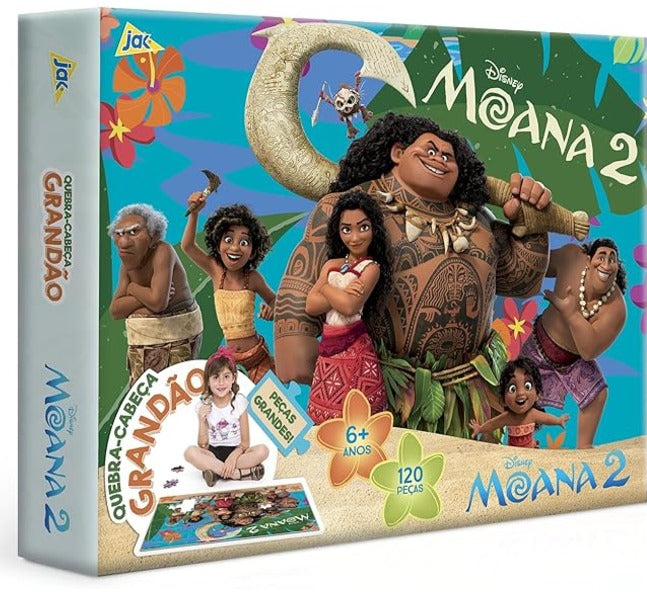 Quebra Cabeça Grandão 120 peças - Moana