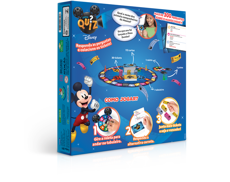 Jogo de Roleta Quiz Disney