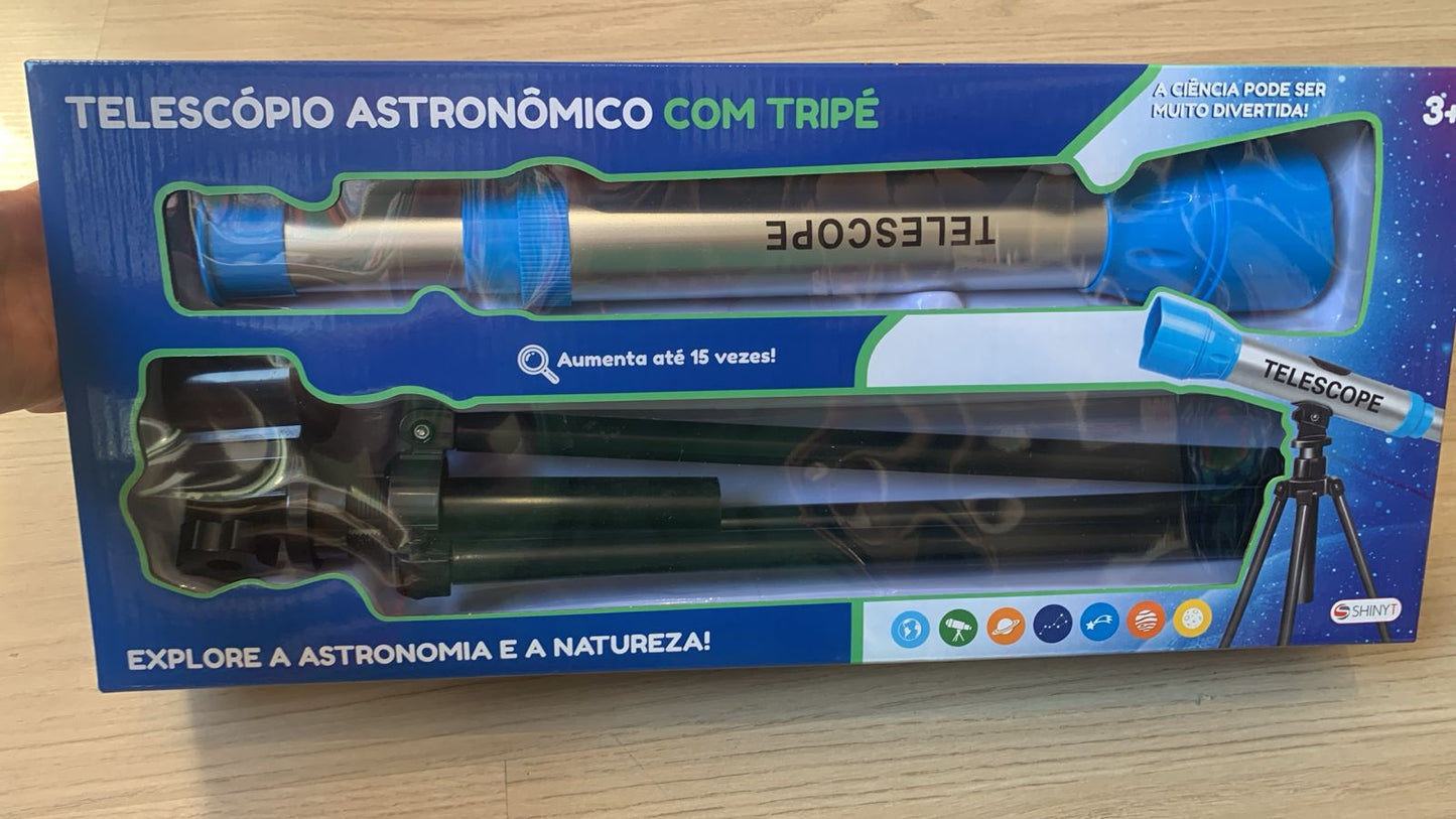 Telescópio Astronômico com Tripé