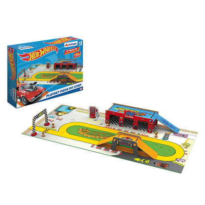 Playset Pista Pit Stop Hot Wheels