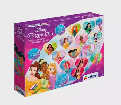 Jogo da Memória de Corações Princesas