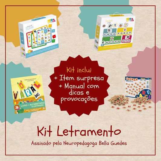 Letramento | Kit Pedagógico com Orientações da Bella Guedes