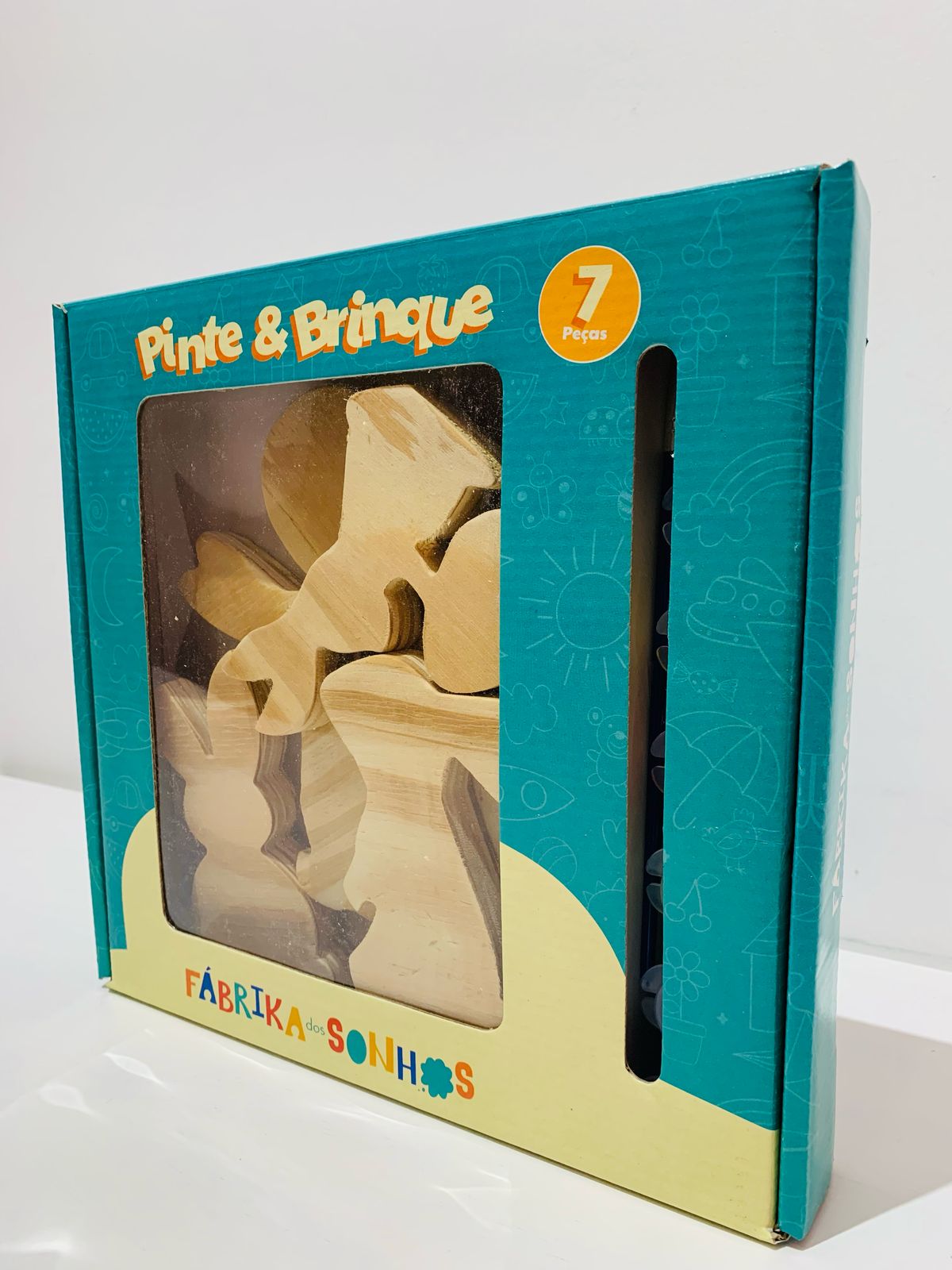 Kit Páscoa: Pintura em Madeira + Maleta Coelho LEVe Brigaderia - com 6 ovinhos