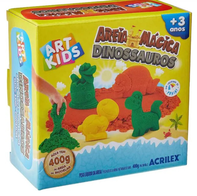 Kit Areia Mágica - Dinos