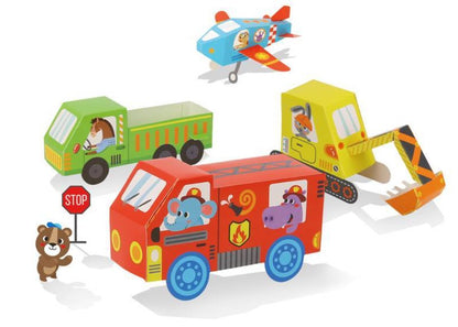 Origami 3D - Transportes