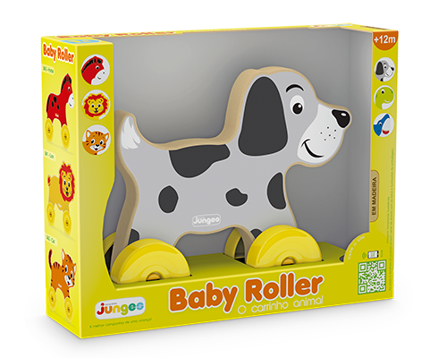 Baby Roller - Cachorro em Madeira