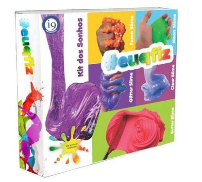 Slime - Kit dos sonhos (Faz 5 Slimes)