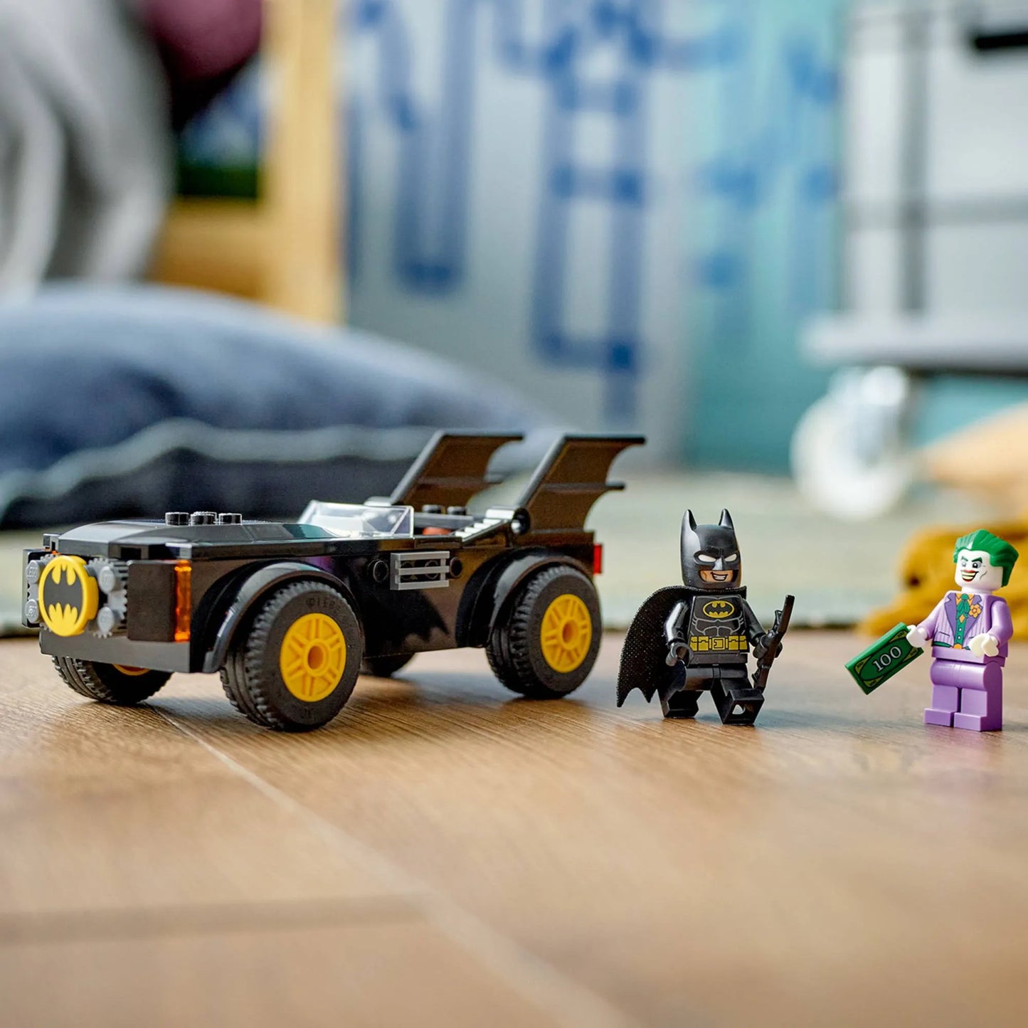 Lego - Perseguição de Batmóvel: Batman vs Coringa