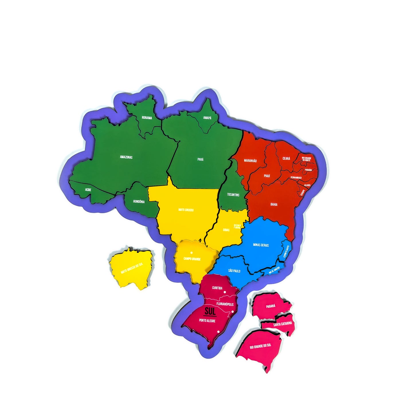 Quebra Cabeça - Mapa do Brasil