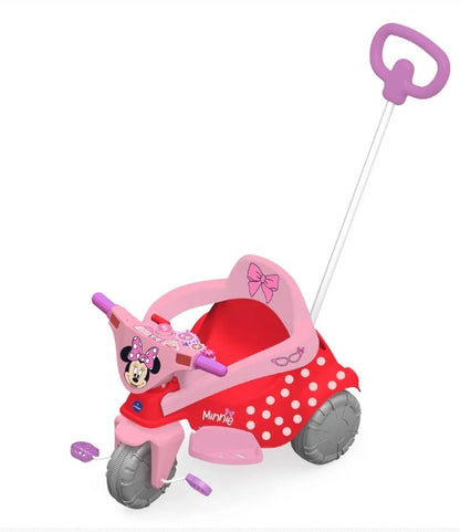 Triciclo Infantil Minnie 3 em 1