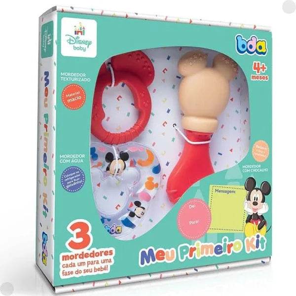 Disney Baby - Meu Primeiro Kit com 3 Mordedores