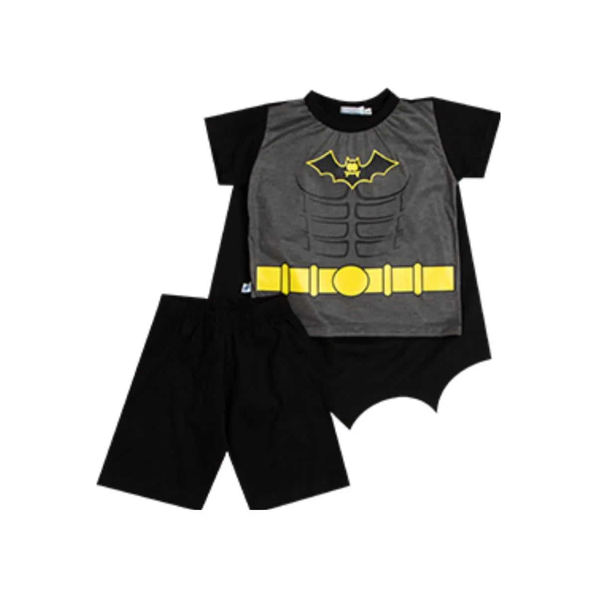 Pijama e Fantasia Tipo Batman Curto
