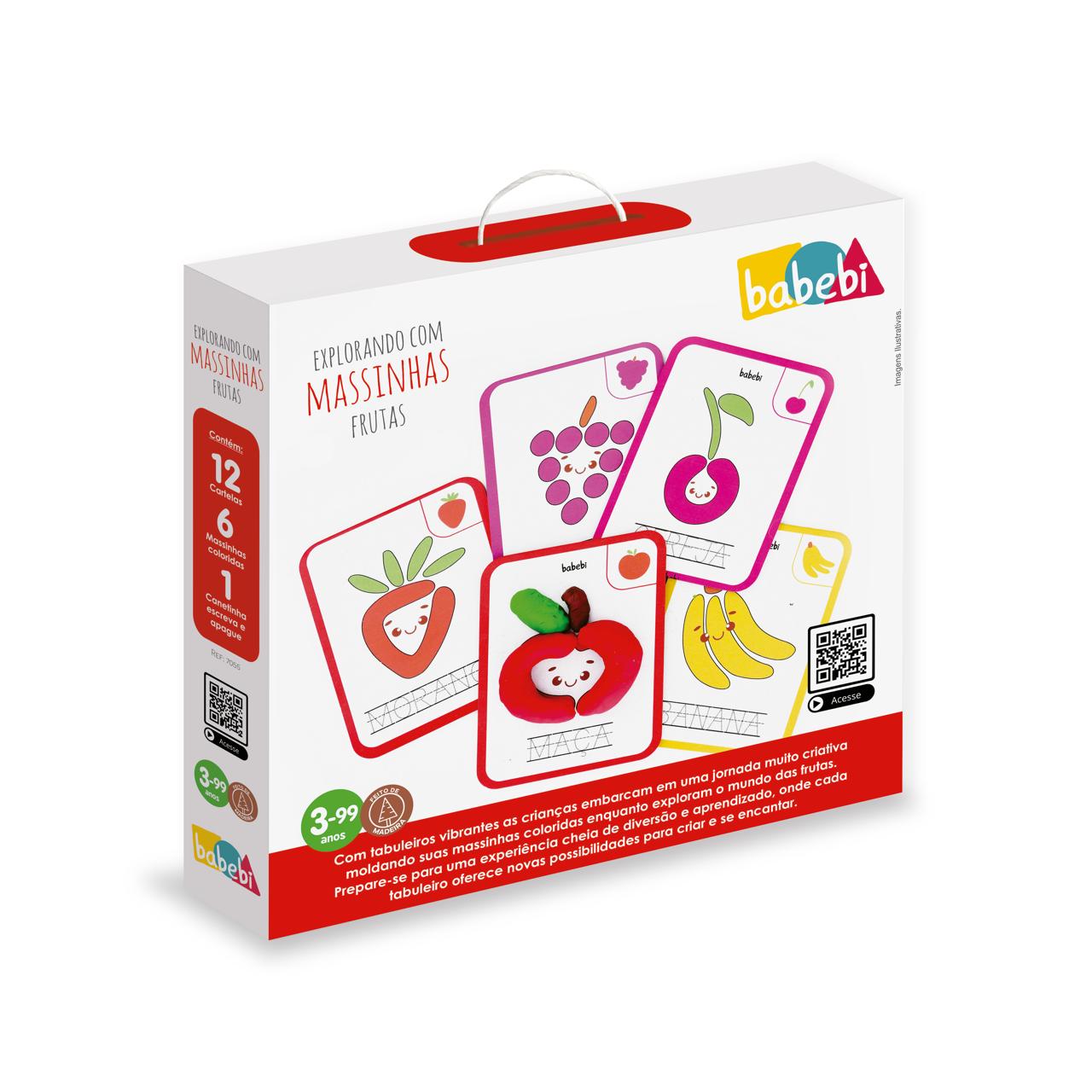 Explorando Massinha Frutas