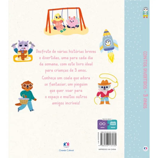 Livro - Contos divertidos  - 3 anos