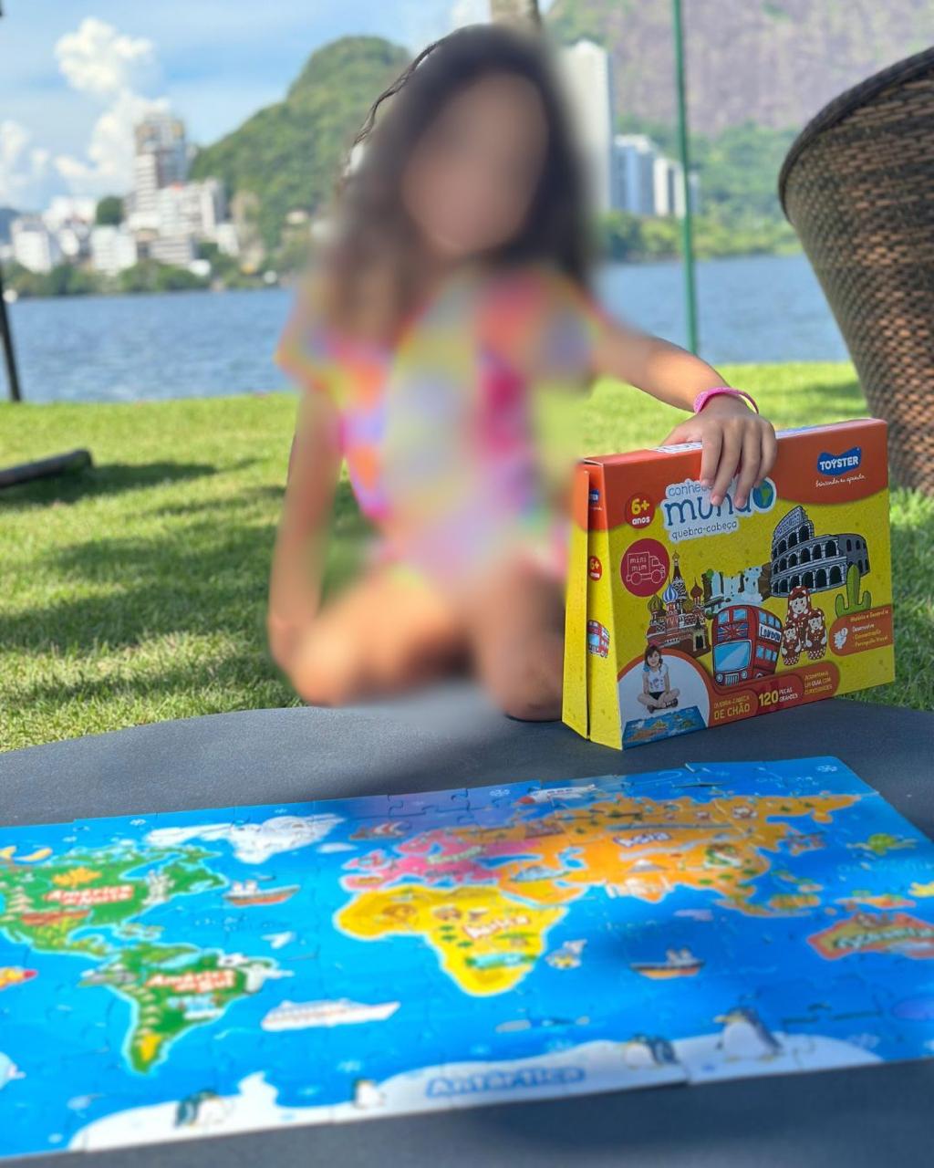 Quebra Cabeça Grandão Conhecendo o Mundo - 120 peças
