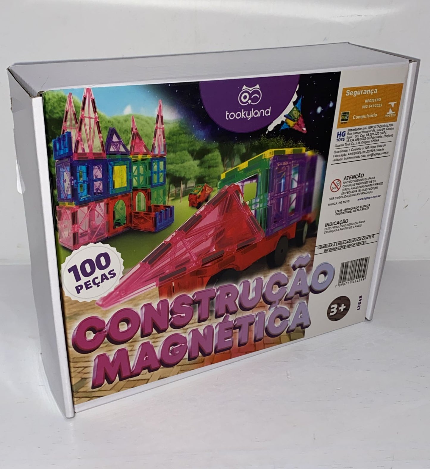 Magnetic Tiles - Construção Magnética 100 peças