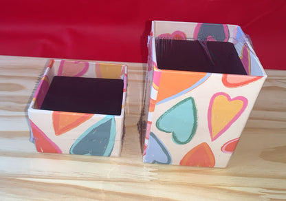 Risca e Rabisca Love com Porta Lapis e Porta Clips