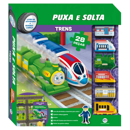 Livro - Trens puxa e solta