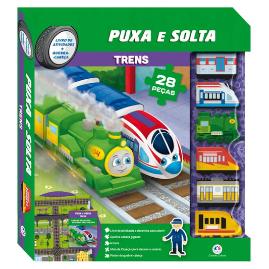 Livro - Trens puxa e solta