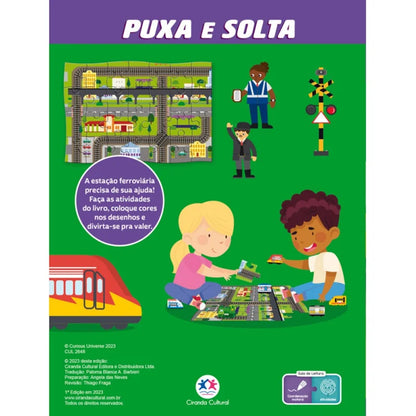Livro - Trens puxa e solta
