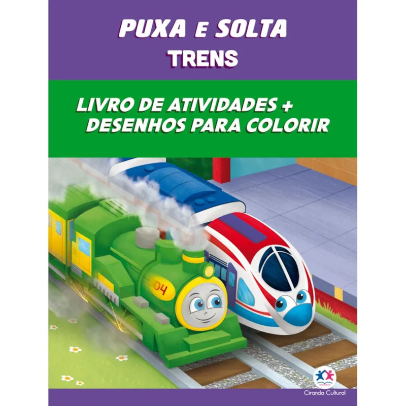 Livro - Trens puxa e solta