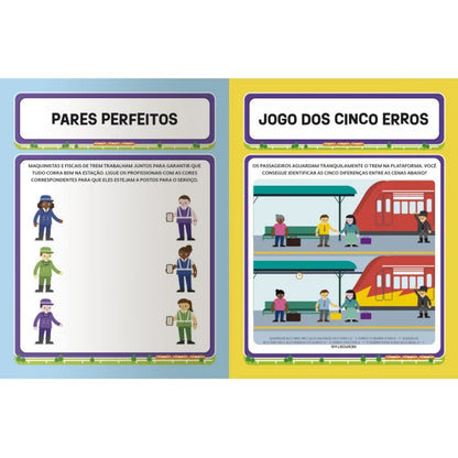 Livro - Trens puxa e solta