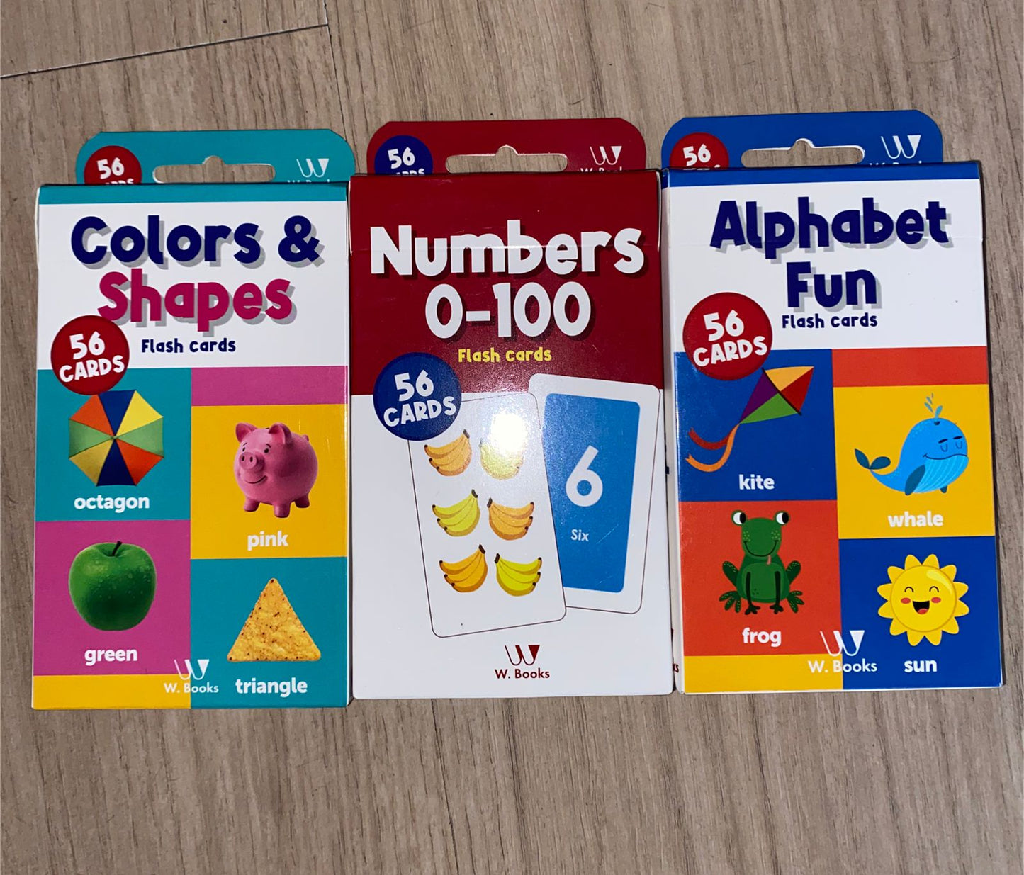 Flash Cards Junior Kit (3) (Colors, Numbers, Shapes and Letters)
