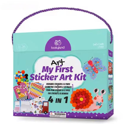 Meu primeiro Kit de Arte com Adesivos 