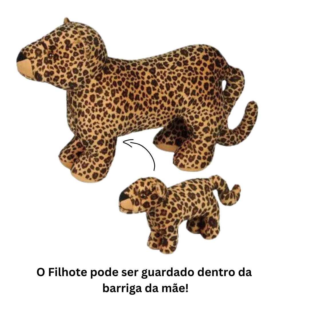 Onça Pintada Grávida com 1 Filhote